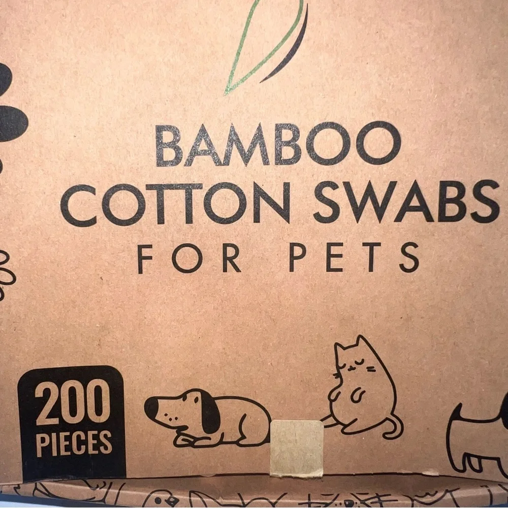 Beautiful Mind Bamboo Cotton Swabs for Pets